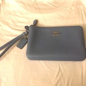 Light baby blue Women’s Coach wallet